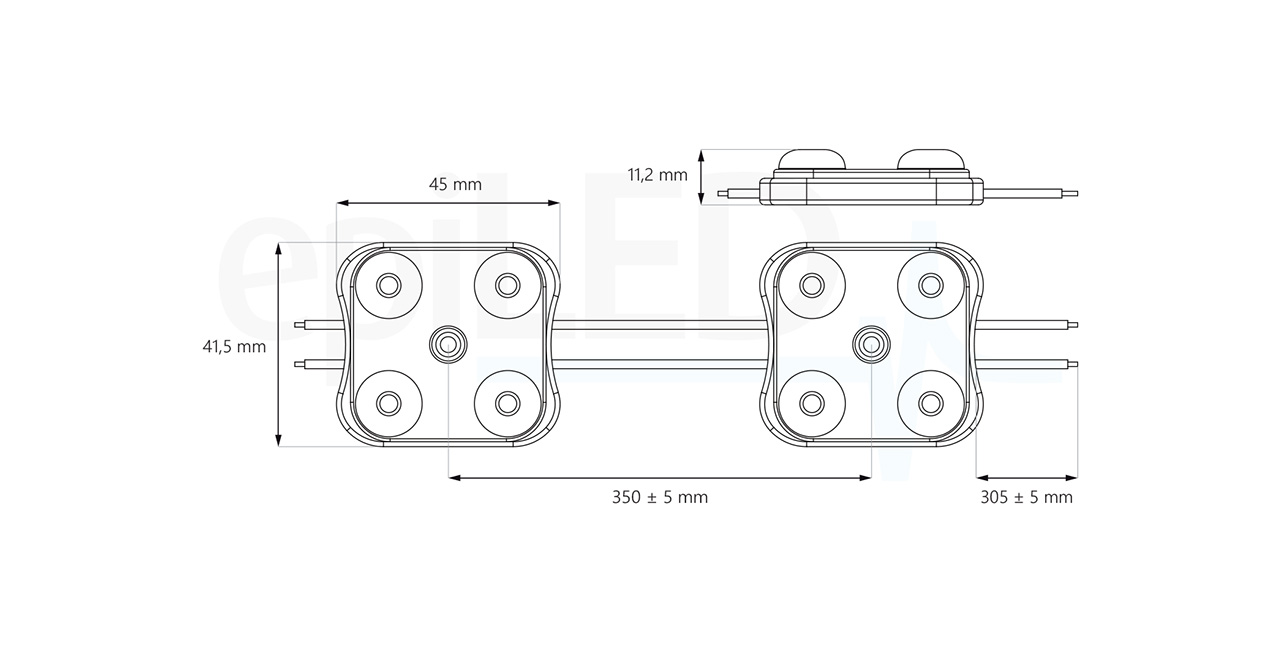 led-modul-lumiter4-rozmery