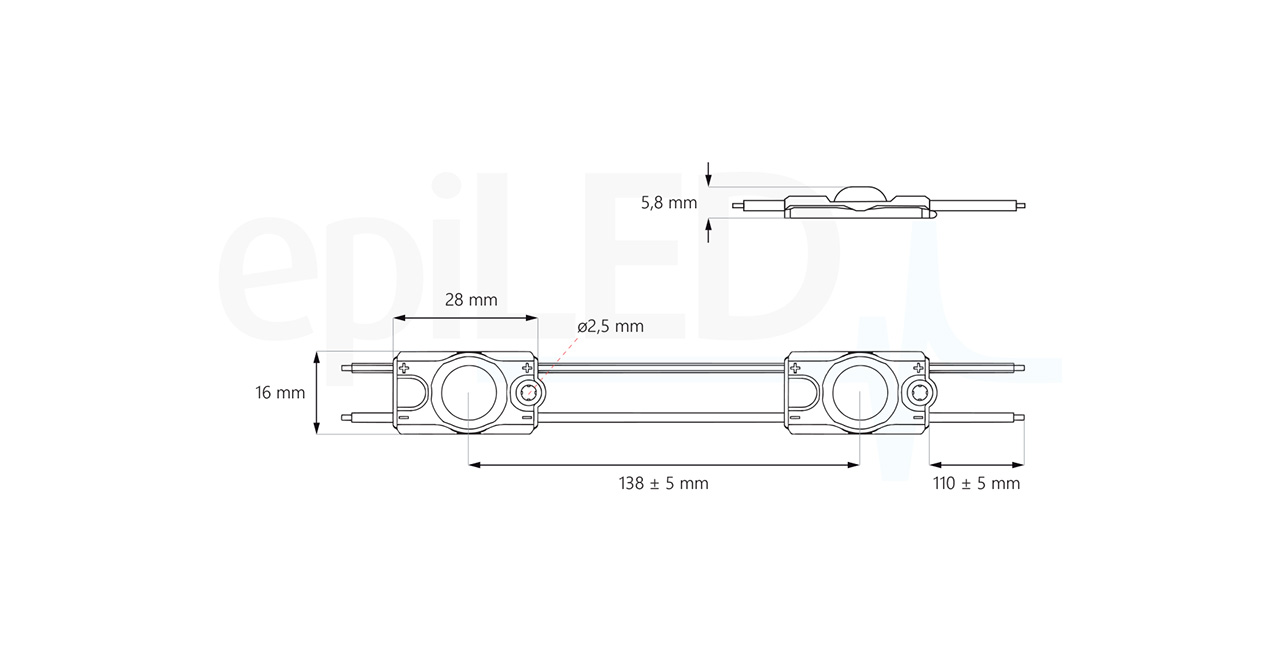 led-modul-opticor1-rozmery