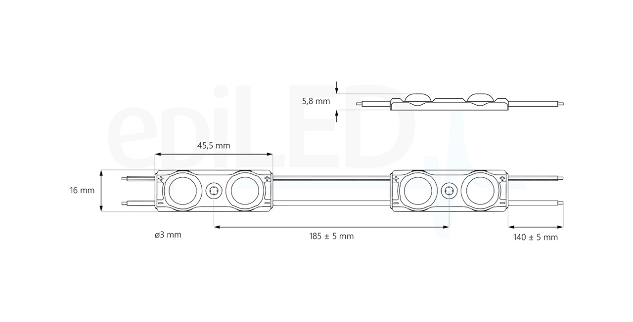 led-modul-opticor2-rozmery
