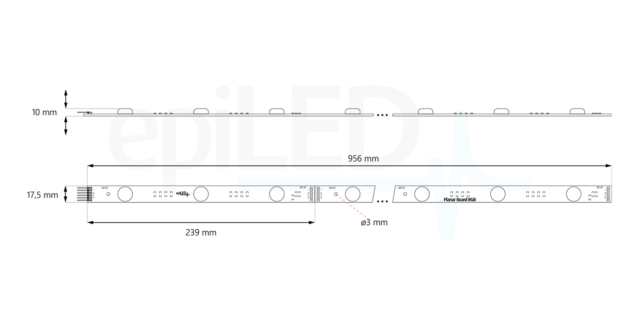 led-module-planar-board-rgb-abmessungen