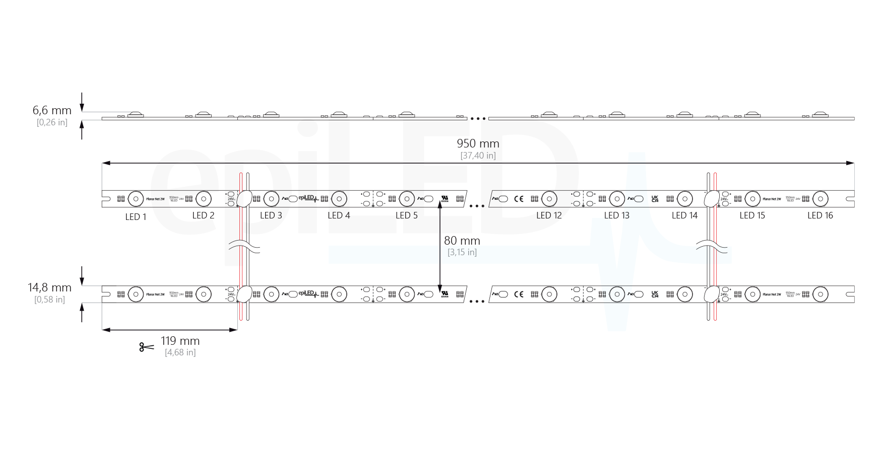 listwa-led-planar-net-2w-wymiary