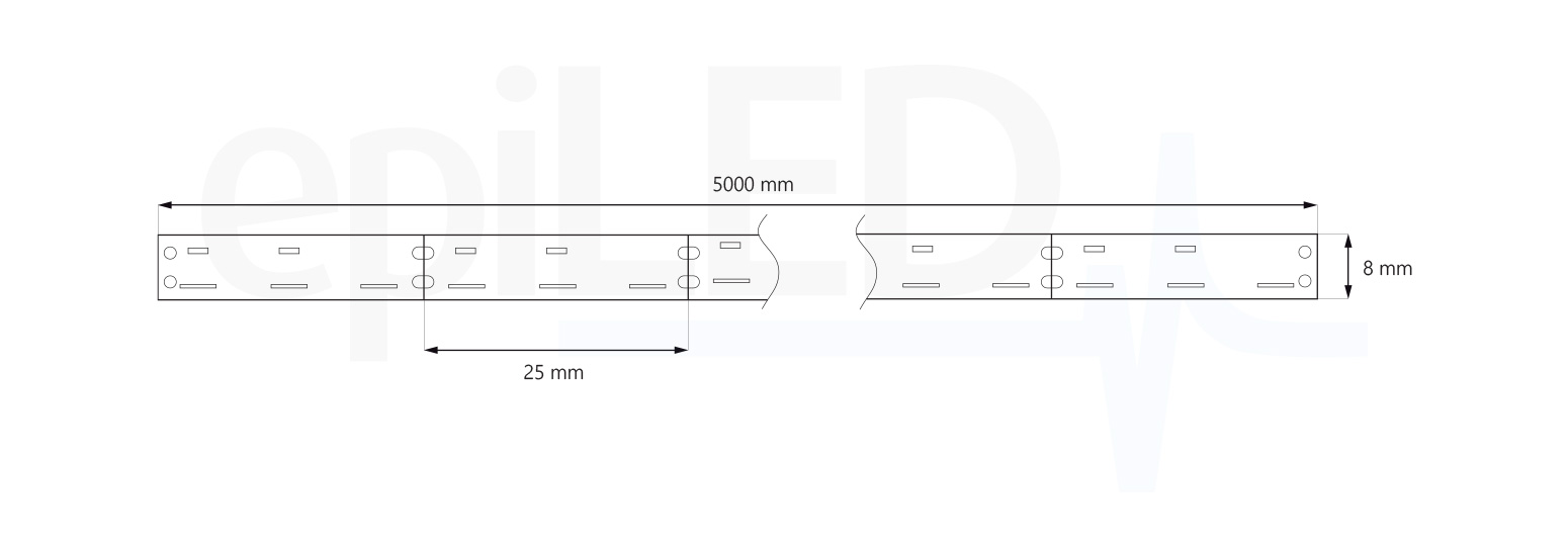LED-streifen SideStrip-120 Abmessungen LED-streifen SideStrip-120 Abmessungen