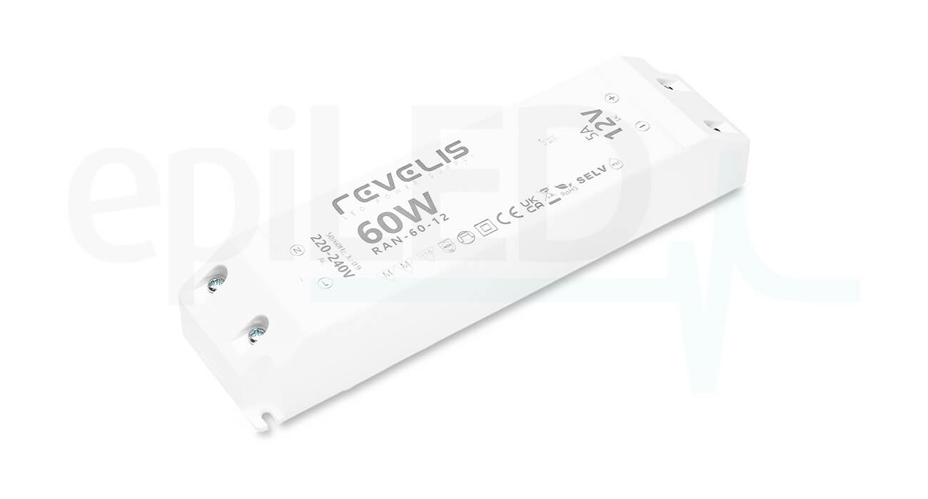 Tápegység Metal Slim Revelis RAN-60-12