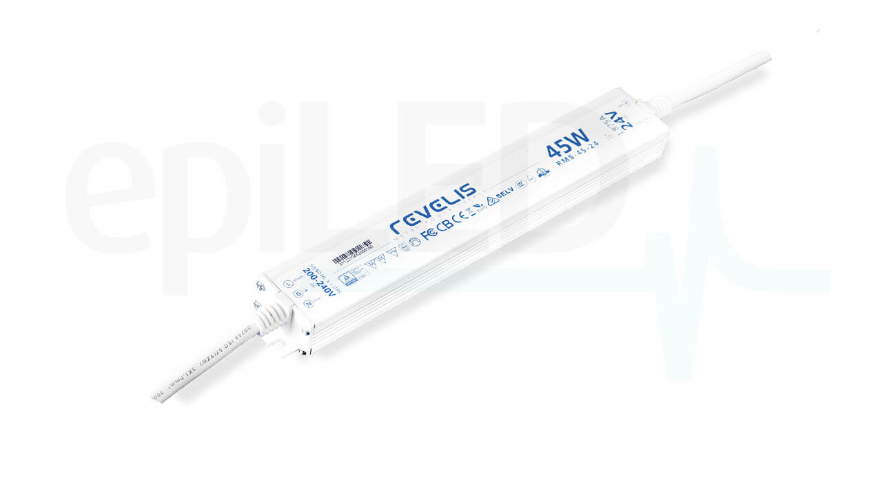 Napájecí zdroj Metal Slim IP20 Revelis RMS-45-24 Napájecí zdroj Metal Slim IP20 Revelis RMS-45-24