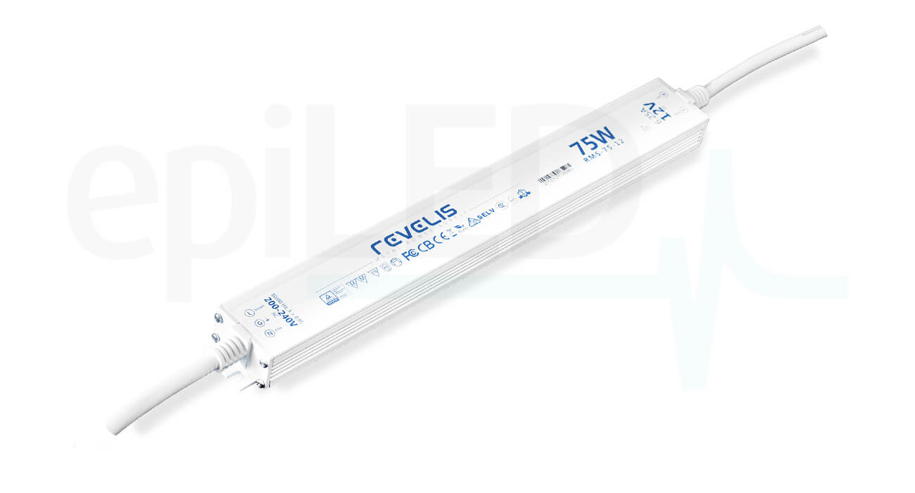 Napájecí zdroj Metal Slim IP20 Revelis RMS-75-12 Napájecí zdroj Metal Slim IP20 Revelis RMS-75-12