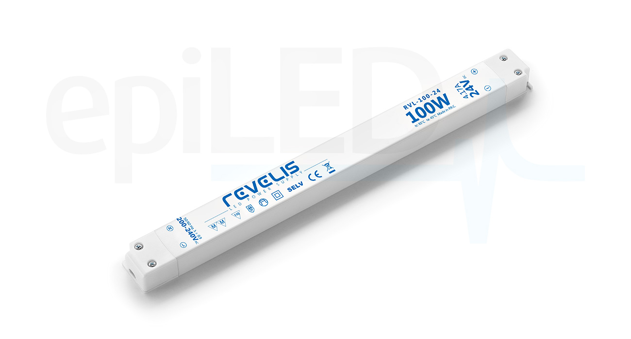 Napájecí zdroj Super Slim IP20 Revelis RVL-100-24 Napájecí zdroj Super Slim IP20 Revelis RVL-100-24