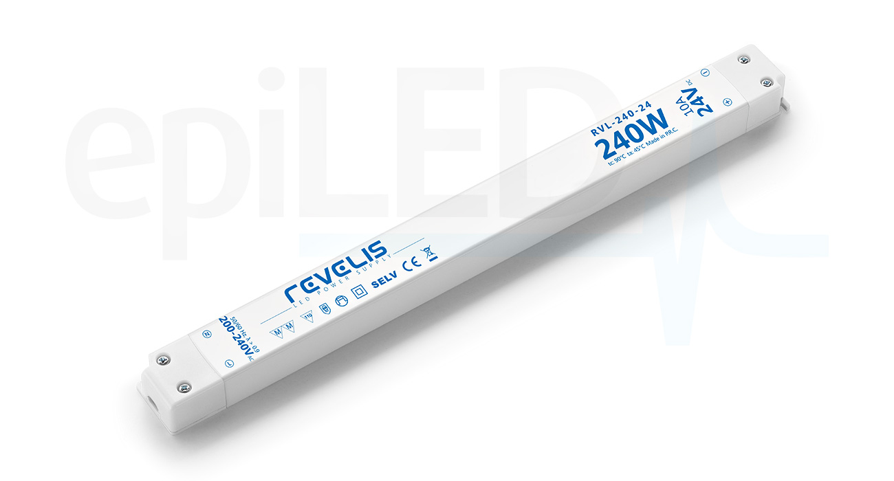 Napájecí zdroj Super Slim IP20 Revelis RVL-240-24 Napájecí zdroj Super Slim IP20 Revelis RVL-240-24
