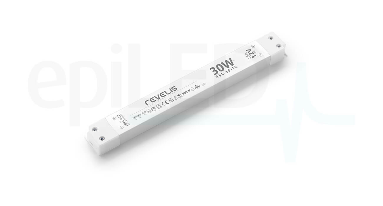Napájecí zdroj Super Slim IP20 Revelis RVL-30-12 Napájecí zdroj Super Slim IP20 Revelis RVL-30-12