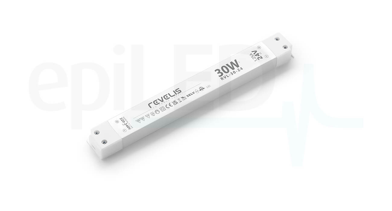 Napájecí zdroj Super Slim IP20 Revelis RVL-30-24 Napájecí zdroj Super Slim IP20 Revelis RVL-30-24