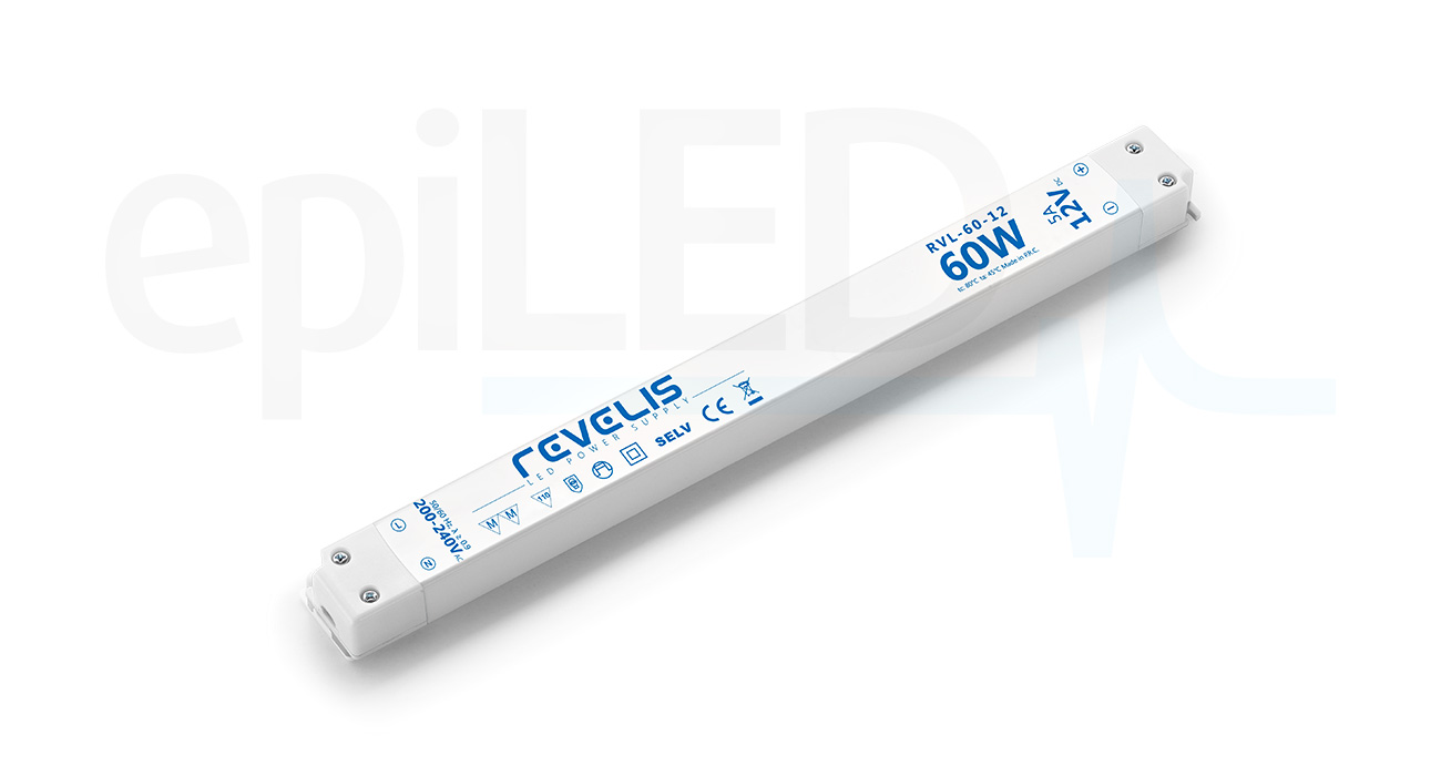 Napájecí zdroj Super Slim IP20 Revelis RVL-60-12 Napájecí zdroj Super Slim IP20 Revelis RVL-60-12
