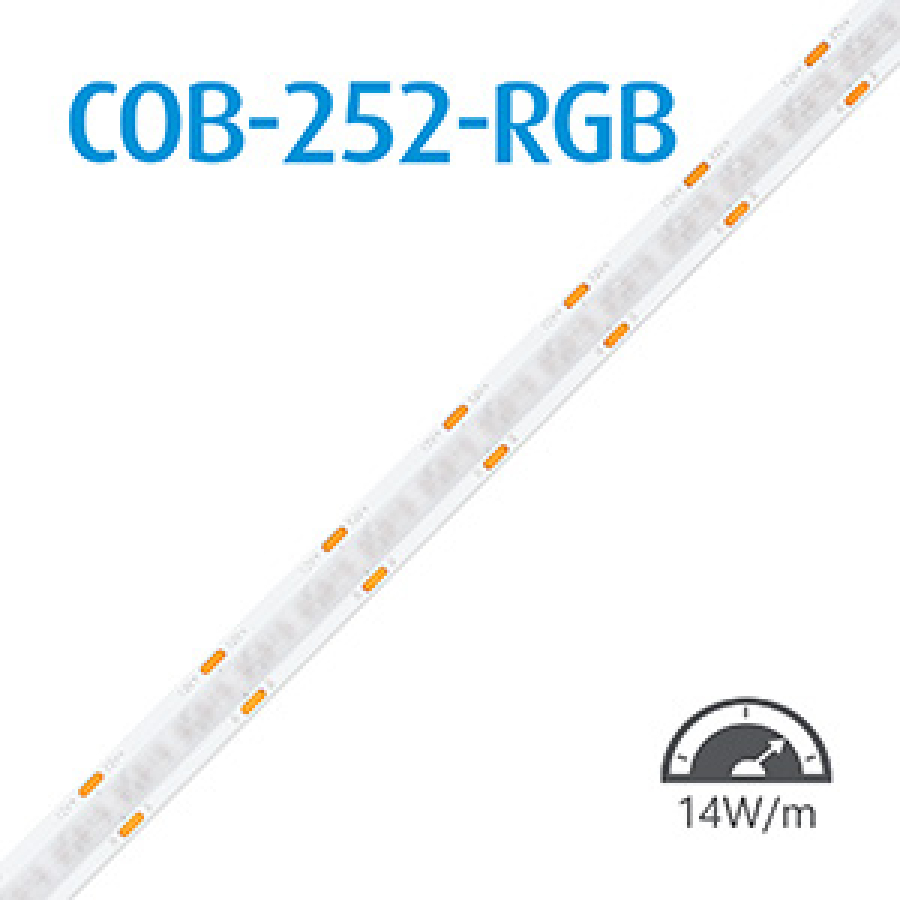 LED szalag COB-252-RGB